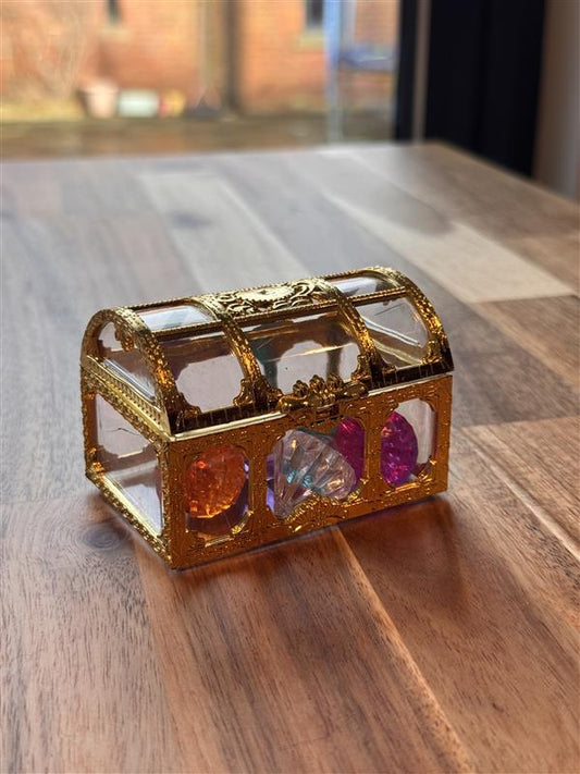 Treasure chest with gems