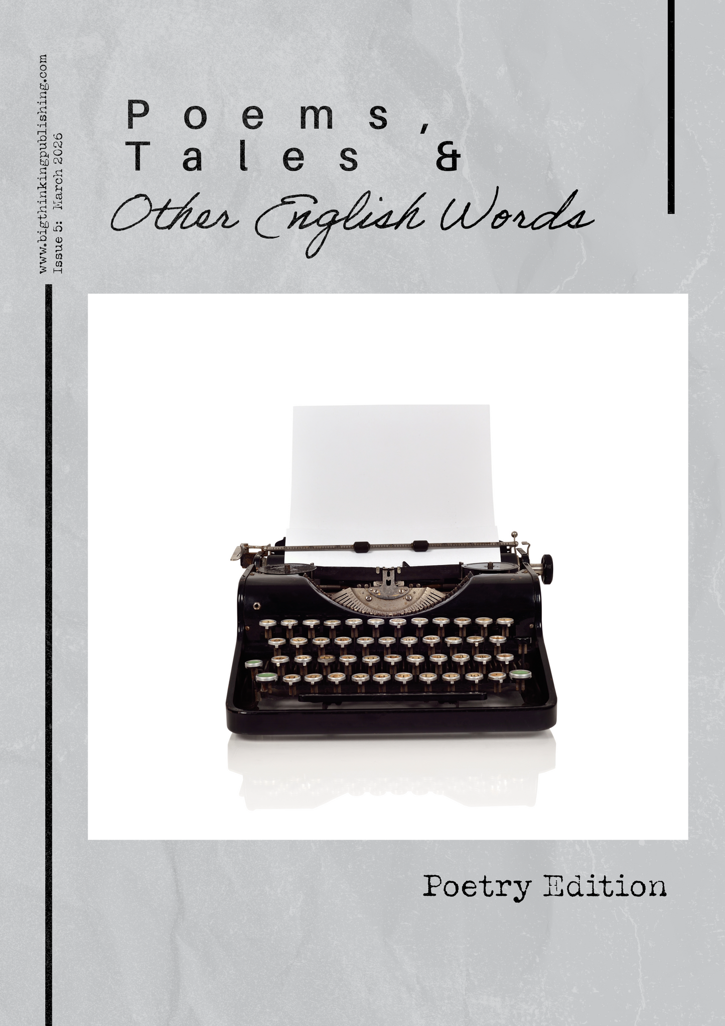 Poems, Tales & Other English Words: Issue 5
